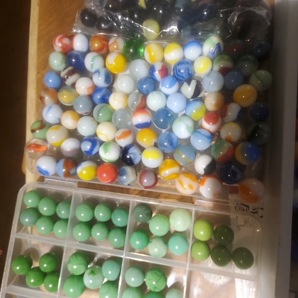 HUGE MARBLES COLLECTION 34LBs GERMAN CAC AKRO PELTIER JABO MARBLE KING DISPLAYS - Picture 10 of 16